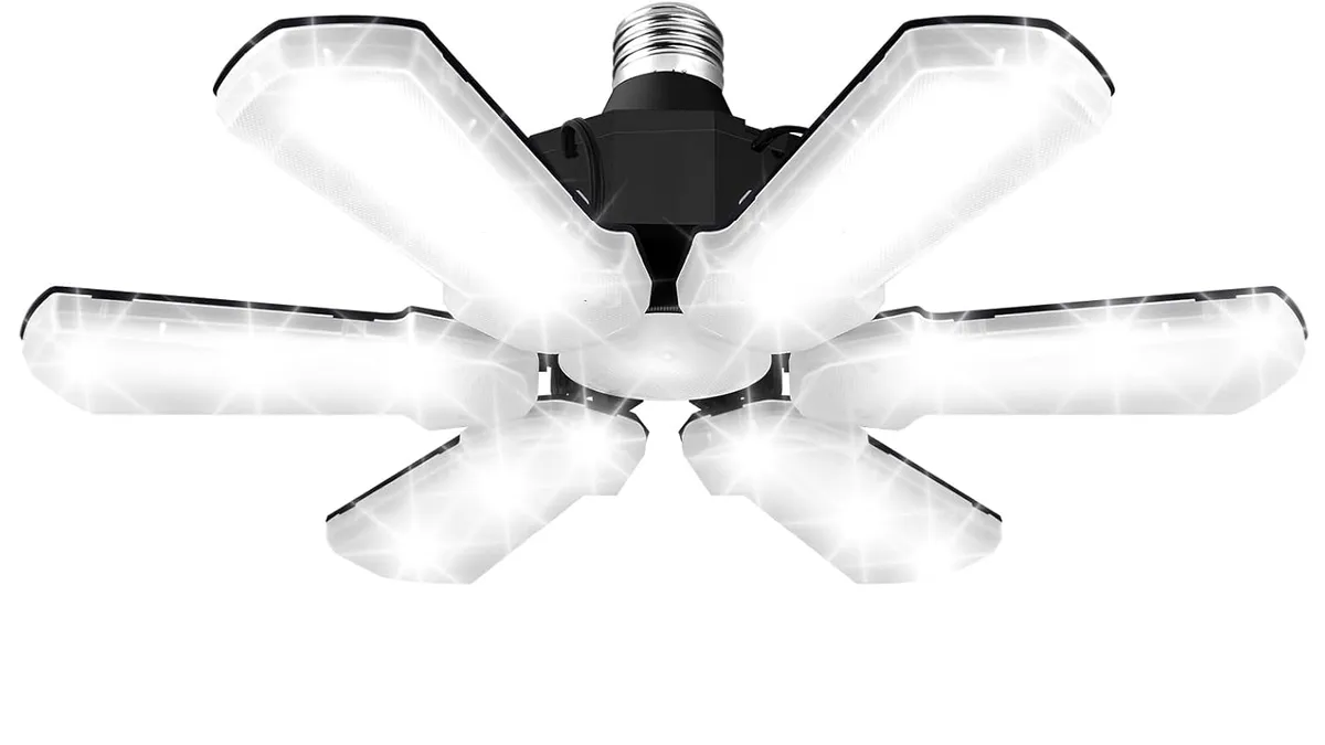 Tanbaby 150W Deformable LED Garage Light
