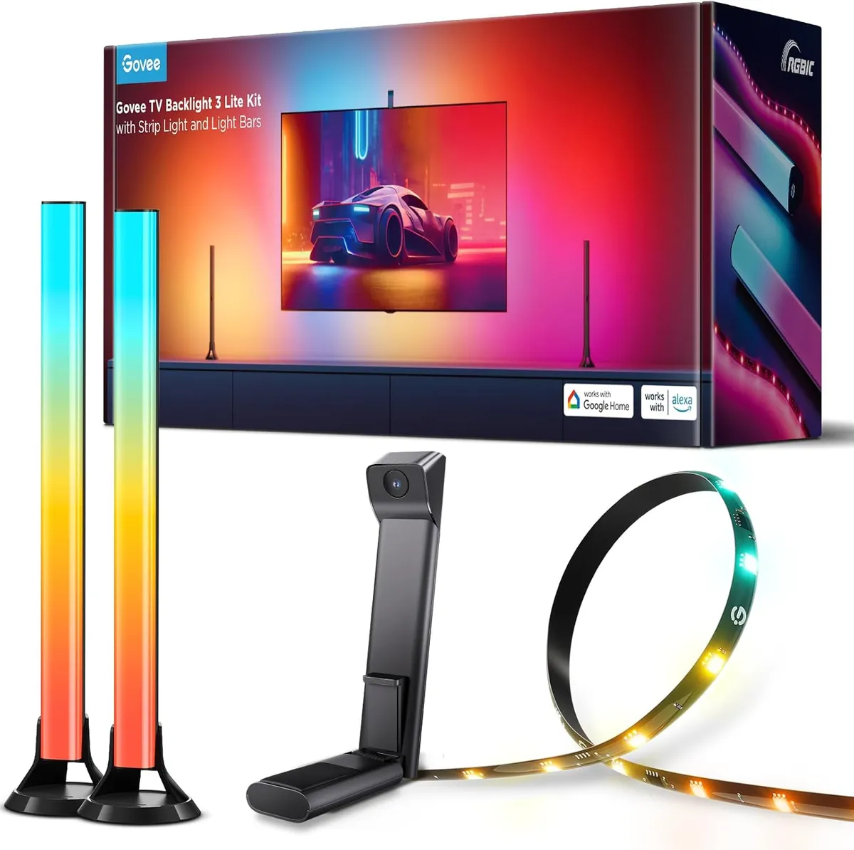 4-Govee TV Backlight 3 Lite Kit, 11.8ft RGBICW Wi-Fi LED.jpg