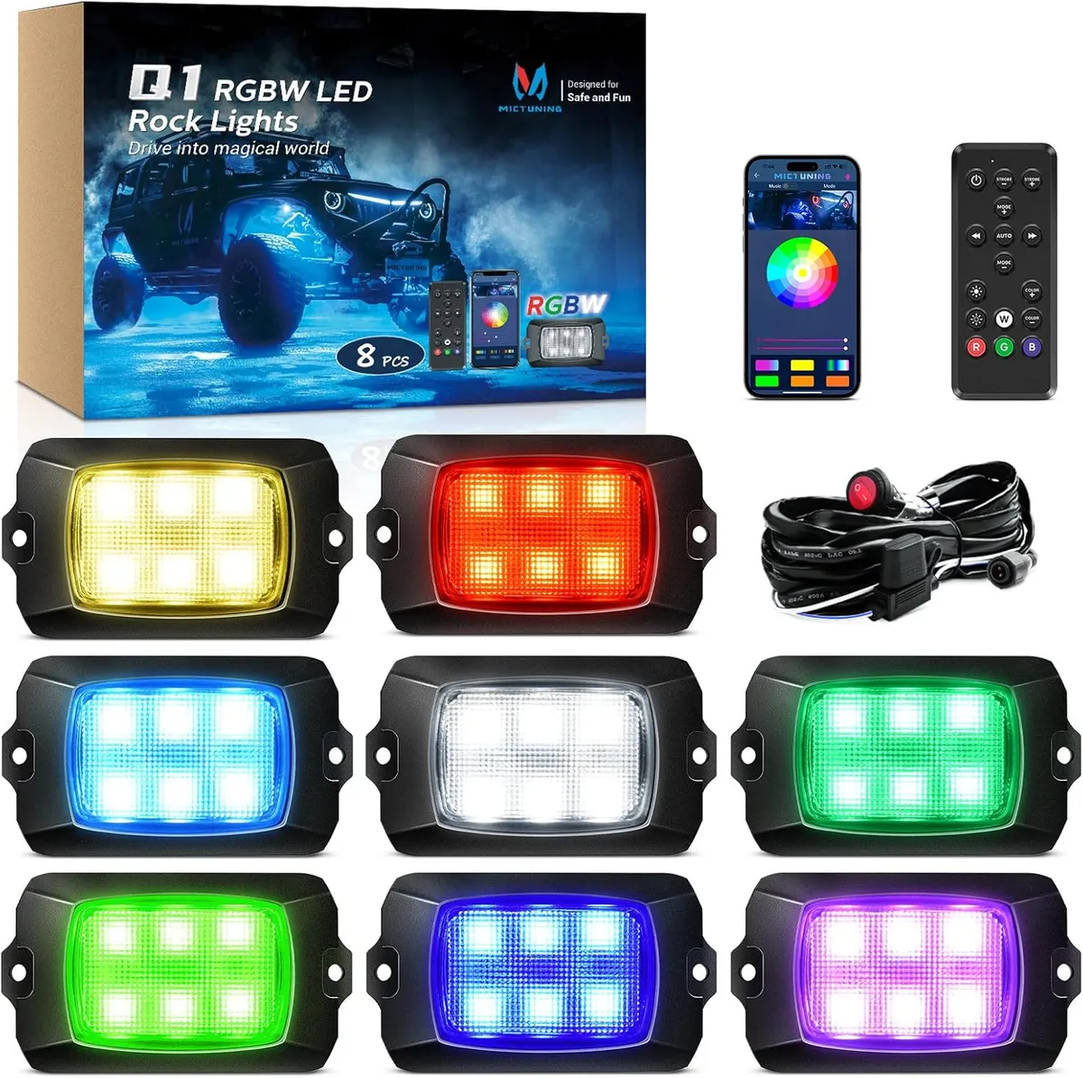 MICTUNING Q1 RGBW LED Rock Lights, APP & Remote Dual Contro.jpg