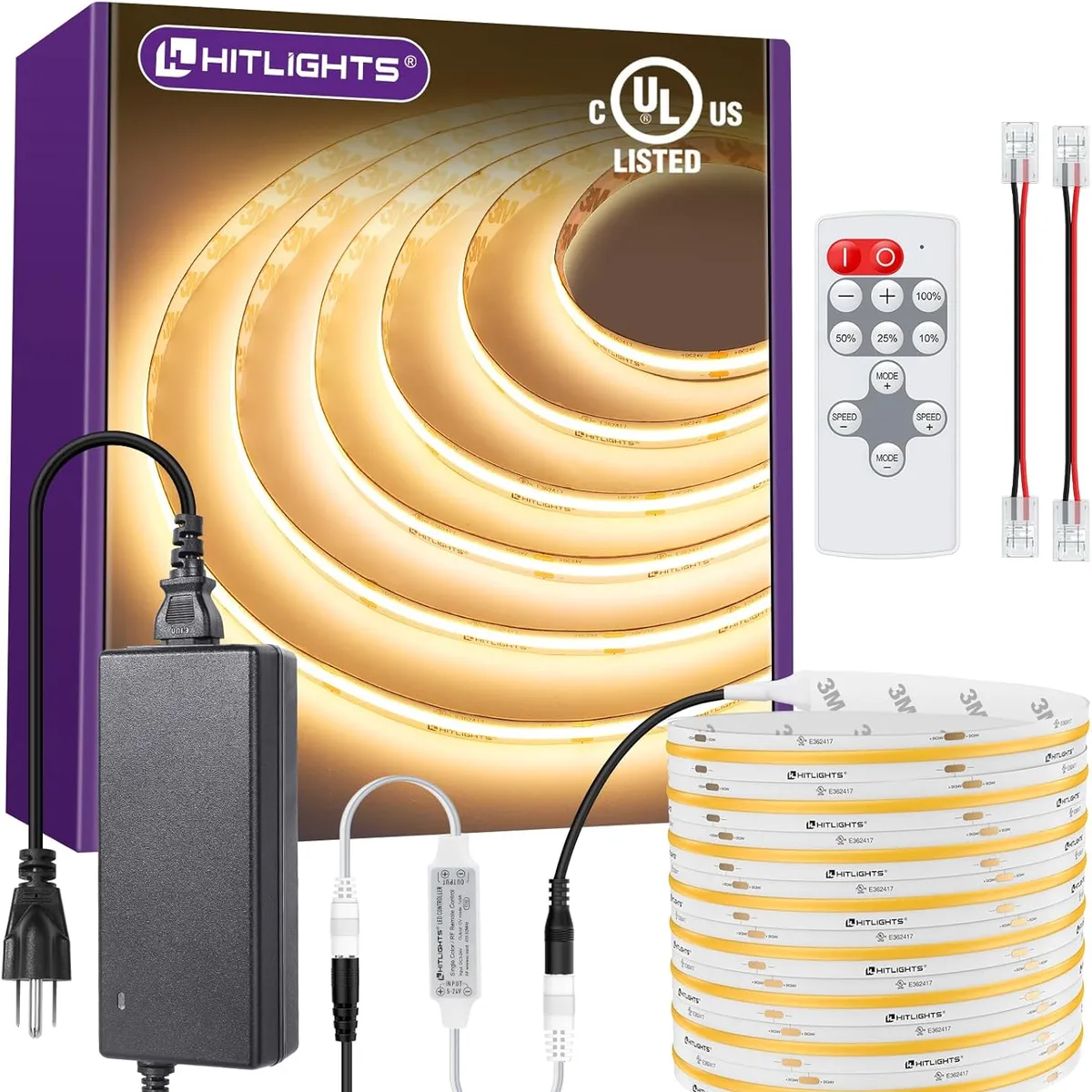 HitLights COB LED Strip Lights Kit
