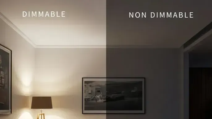 Dimmable vs non-dimmable LED lights comparison
