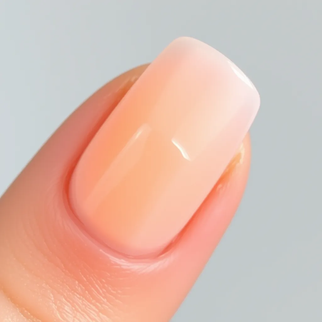 Example of wrinkled gel polish caused by under-curing