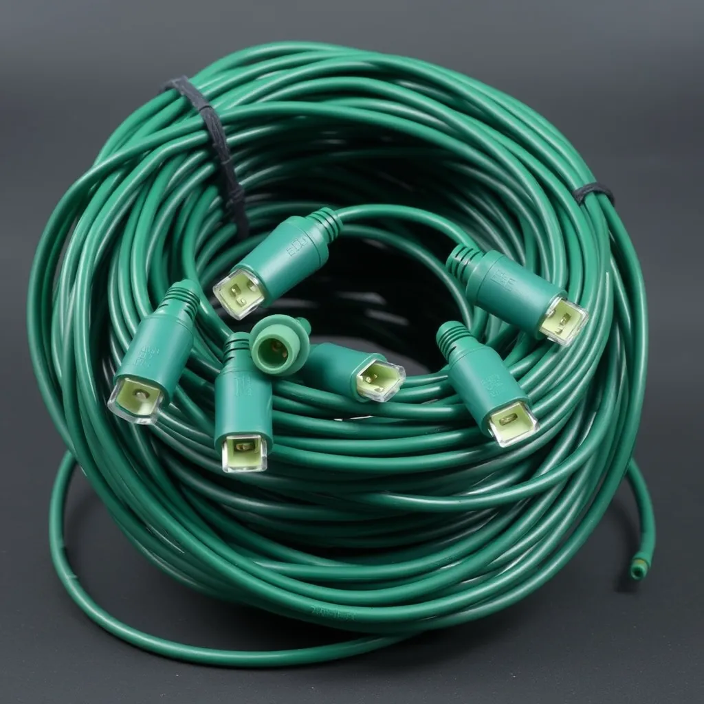 Professional grade bulk C9 light string spool for custom installations