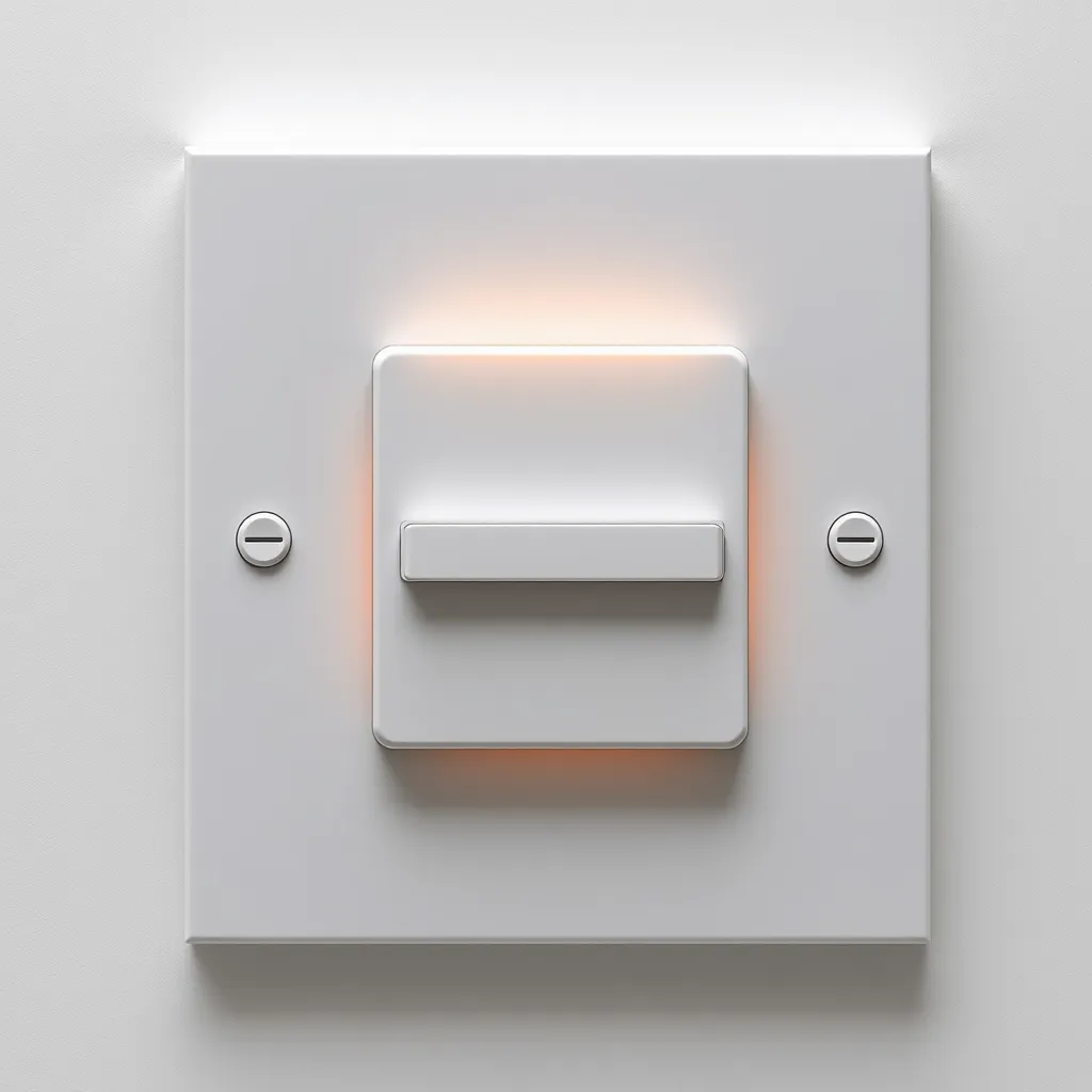 An LED-compatible wall dimmer switch installed on a wall