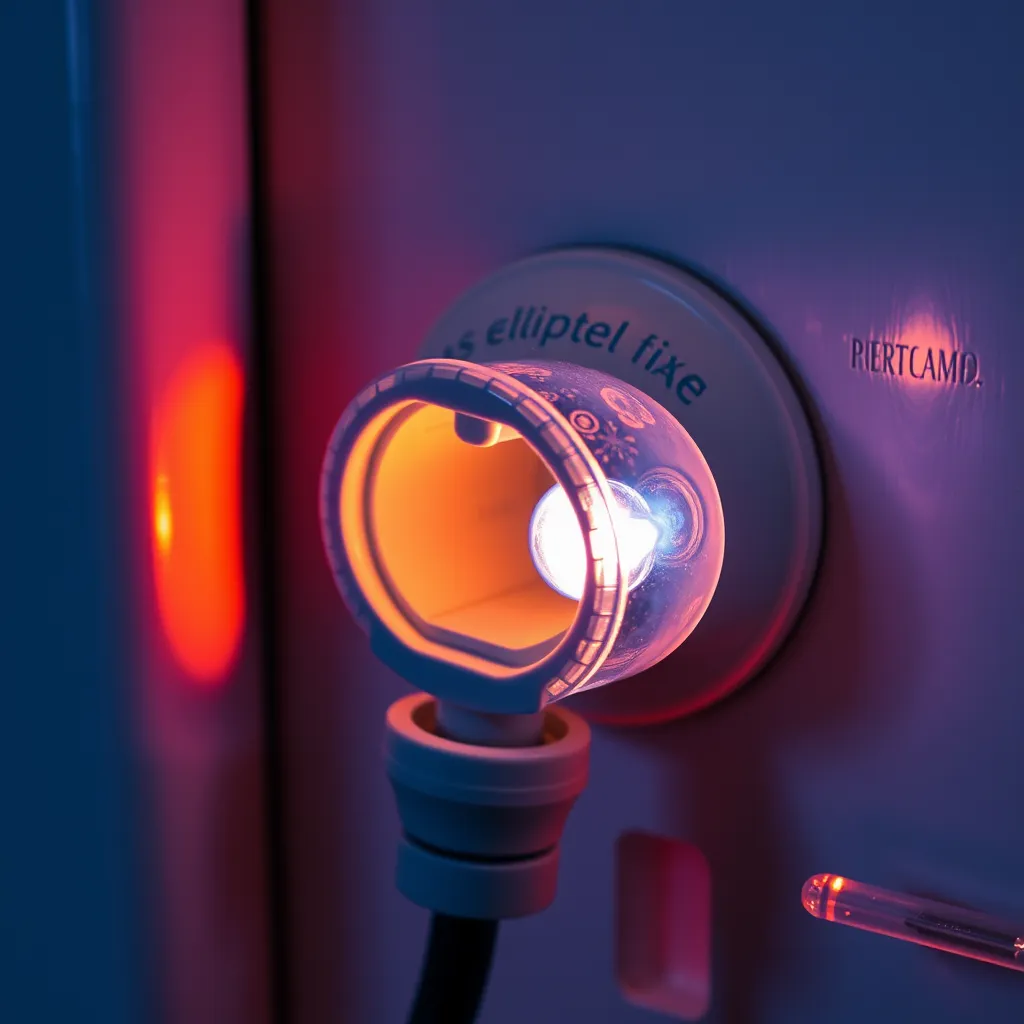 Fused plug on a string of holiday lights