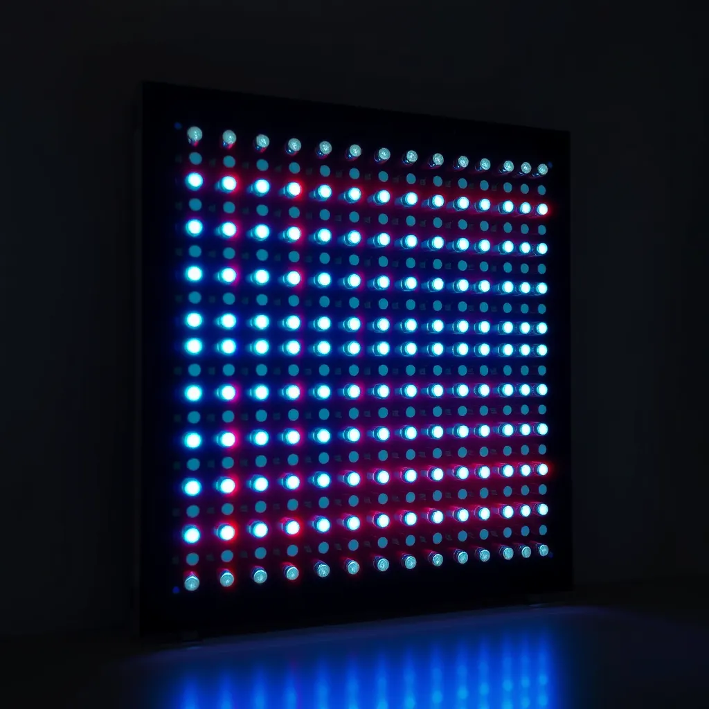 Full array local dimming LED grid layout